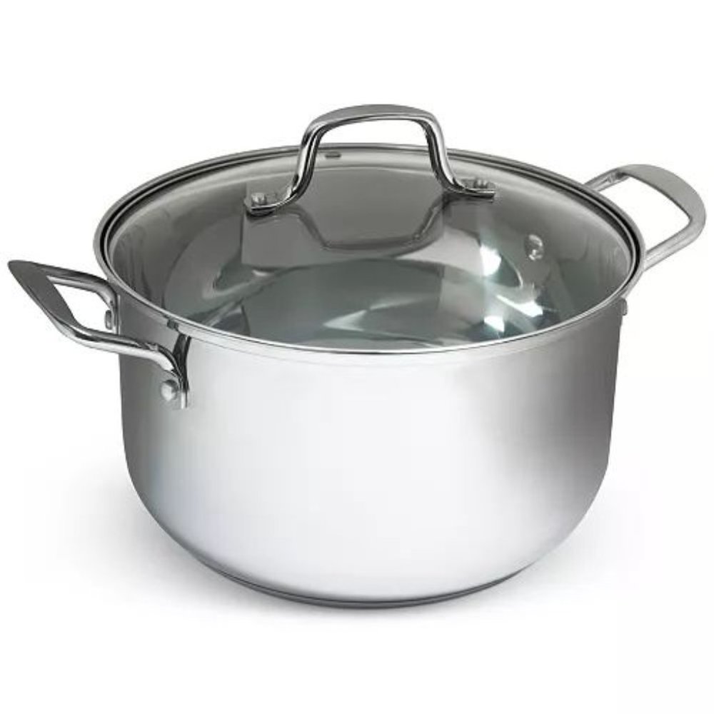 Sedona Stainless Steel 8-Qt. Covered Casserole with Lid